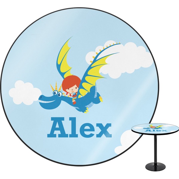 Custom Flying a Dragon Round Table (Personalized)