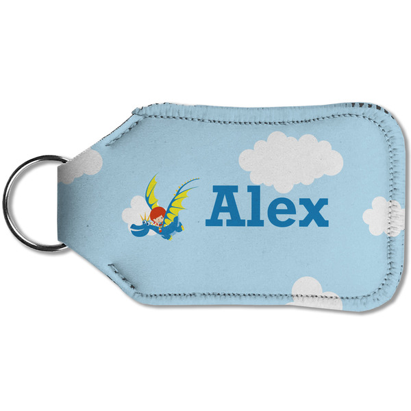 Flying a Dragon Sanitizer Holder Keychain - Small (Back)