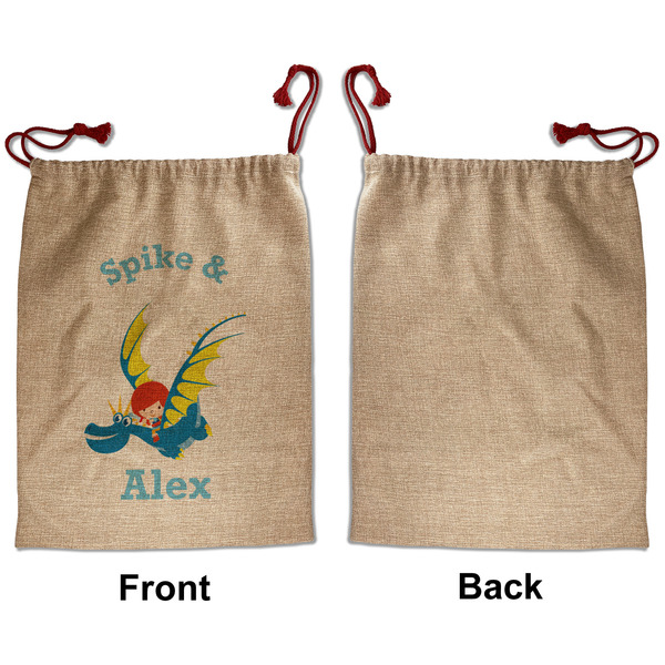 Flying a Dragon Santa Bag - Approval - Front