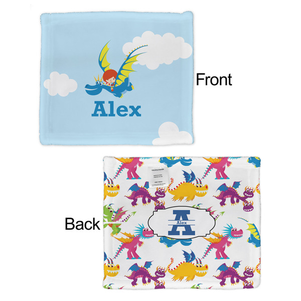 Flying a Dragon Security Blanket - Front & Back View