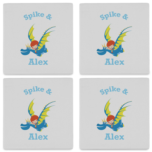 Flying a Dragon Set of 4 Sandstone Coasters - See All 4 View