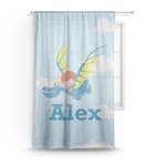 Flying a Dragon Sheer Curtain (Personalized)