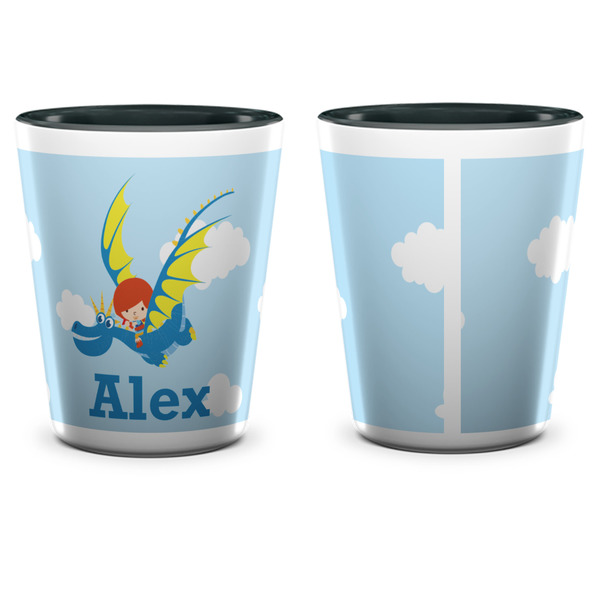 Flying a Dragon Shot Glass - Two Tone - APPROVAL