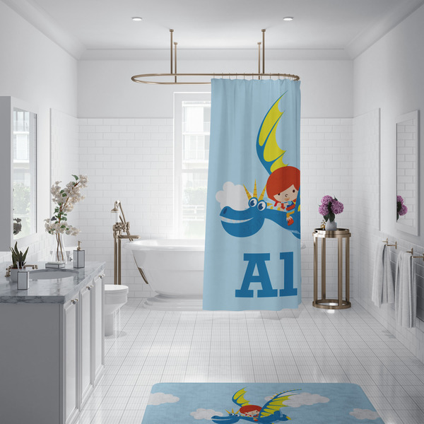 Flying a Dragon Shower Curtain - 70"x83"