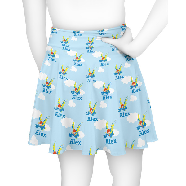 Flying a Dragon Skater Skirt - Back