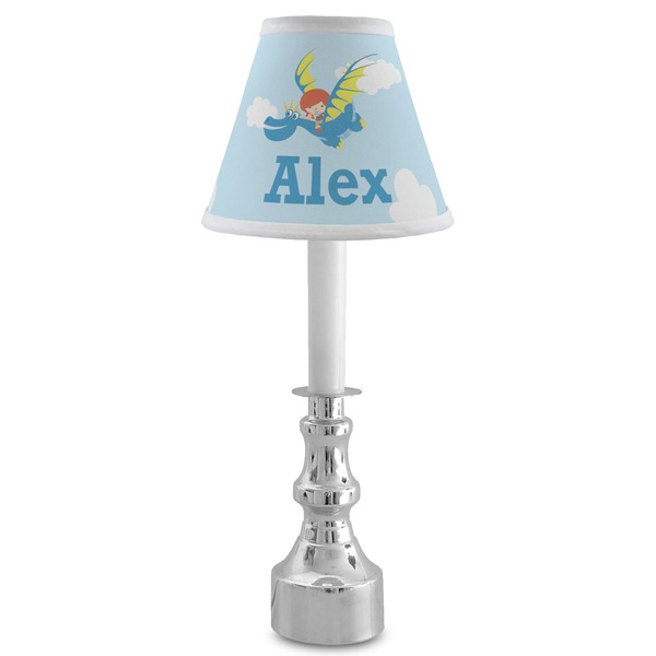 Flying a Dragon Small Chandelier Lamp - LIFESTYLE (on candle stick)