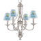Flying a Dragon Small Chandelier Shade - LIFESTYLE (on chandelier)