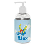 Flying a Dragon Plastic Soap / Lotion Dispenser (8 oz - Small - White) (Personalized)