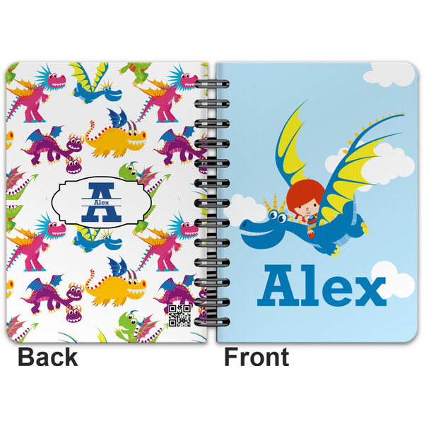 Flying a Dragon Spiral Journal 5 x 7 - Apvl