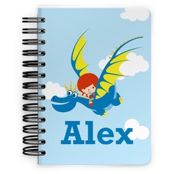 Flying a Dragon Spiral Notebook - 5x7 w/ Name or Text
