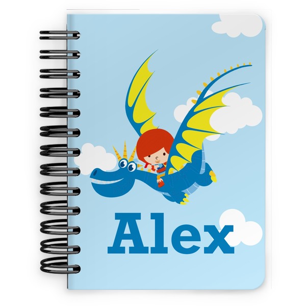 Custom Flying a Dragon Spiral Notebook - 5x7 w/ Name or Text