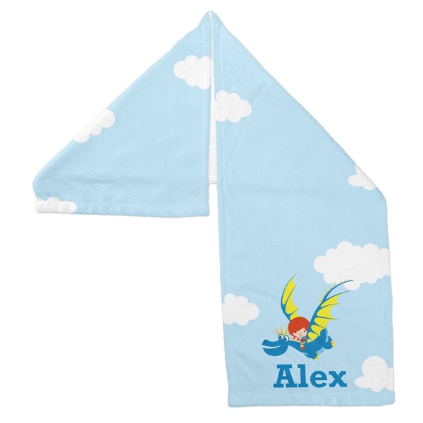 Flying a Dragon Sports Towel Folded - Both Sides Showing