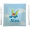 Flying a Dragon 9.5" Glass Square Lunch / Dinner Plate- Single or Set of 4 (Personalized)