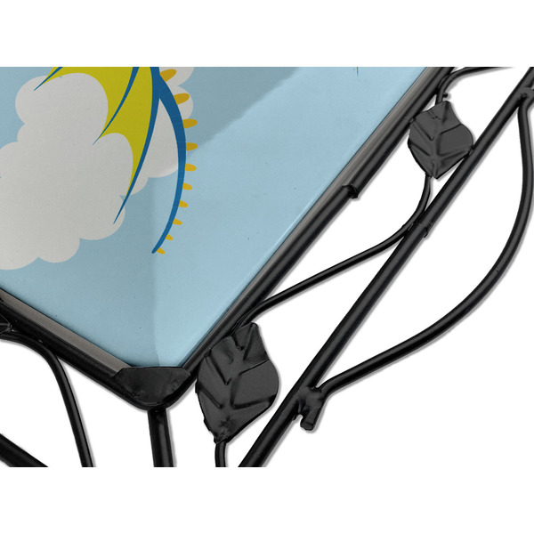 Flying a Dragon Square Trivet - Detail