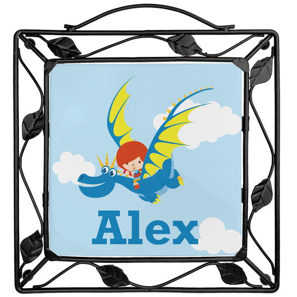 Custom Flying a Dragon Square Trivet (Personalized)