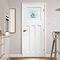 Flying a Dragon Square Wall Decal on Door