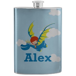Flying a Dragon Stainless Steel Flask (Personalized)