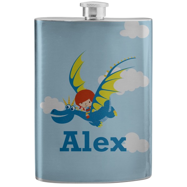 Custom Flying a Dragon Stainless Steel Flask (Personalized)