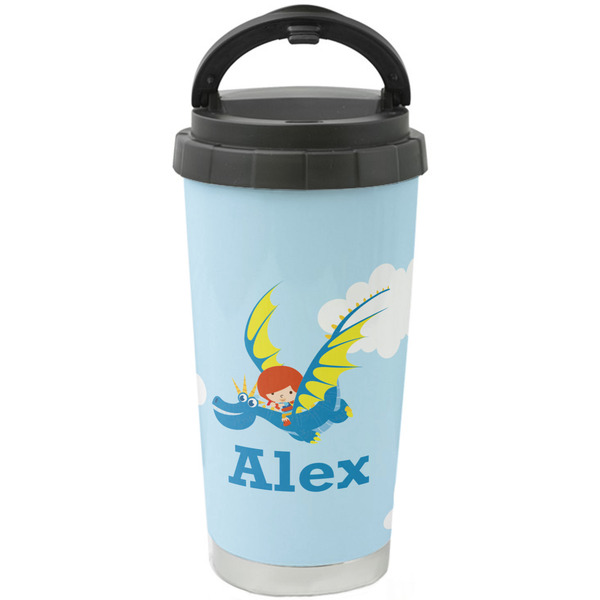 Custom Flying a Dragon Stainless Steel Coffee Tumbler (Personalized)