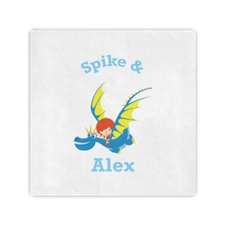 Flying a Dragon Cocktail Napkins (Personalized)