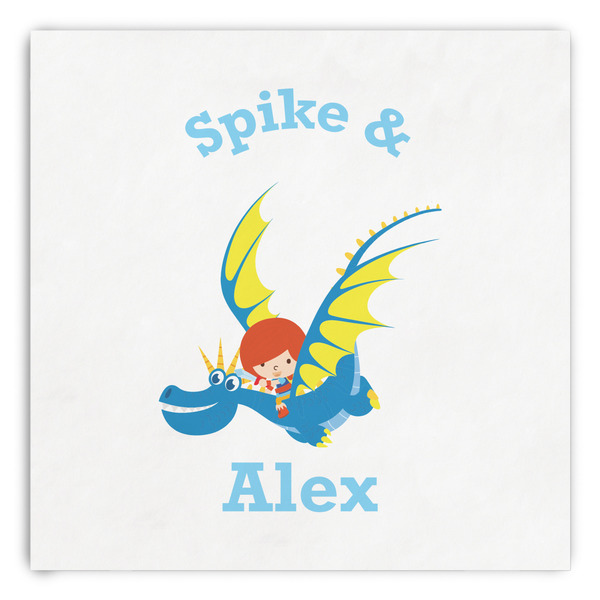 Custom Flying a Dragon Paper Dinner Napkins (Personalized)