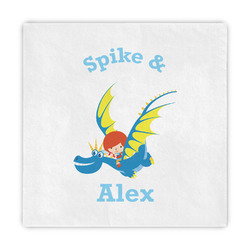Flying a Dragon Decorative Paper Napkins (Personalized)