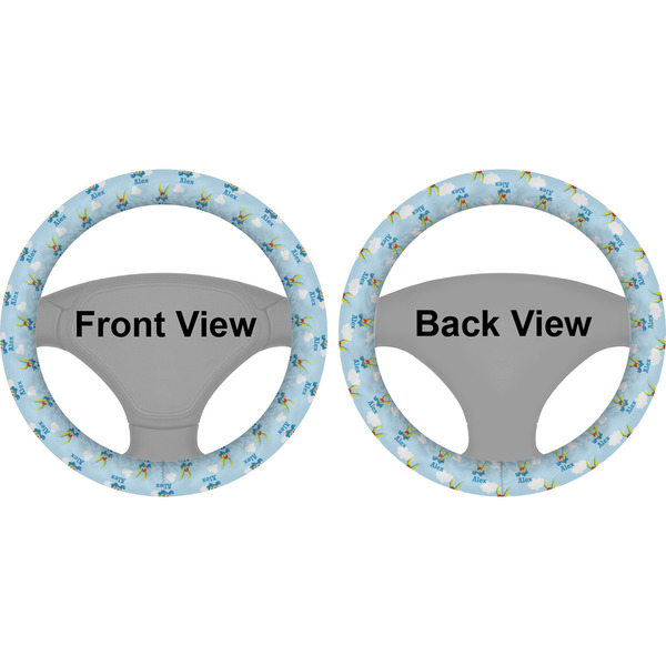 Flying a Dragon Steering Wheel Cover- Front and Back