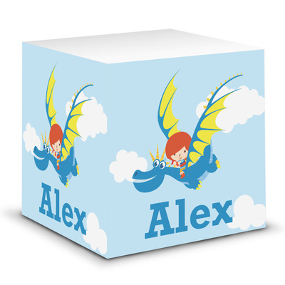 Flying a Dragon Sticky Note Cube (Personalized)