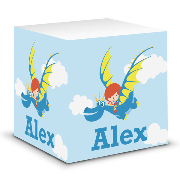Custom Flying a Dragon Sticky Note Cube (Personalized)