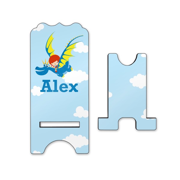 Flying a Dragon Stylized Phone Stand - Front & Back - Small