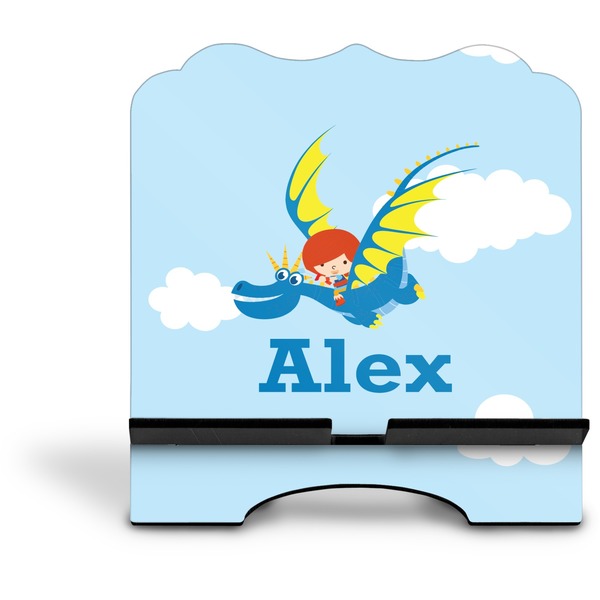 Flying a Dragon Stylized Tablet Stand - Front without iPad