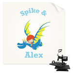 Flying a Dragon Sublimation Transfer - Pocket (Personalized)