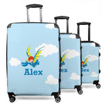 Flying a Dragon 3 Piece Luggage Set - 20" Carry On, 24" Medium Checked, 28" Large Checked (Personalized)