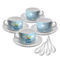 Flying a Dragon Tea Cup - Set of 4