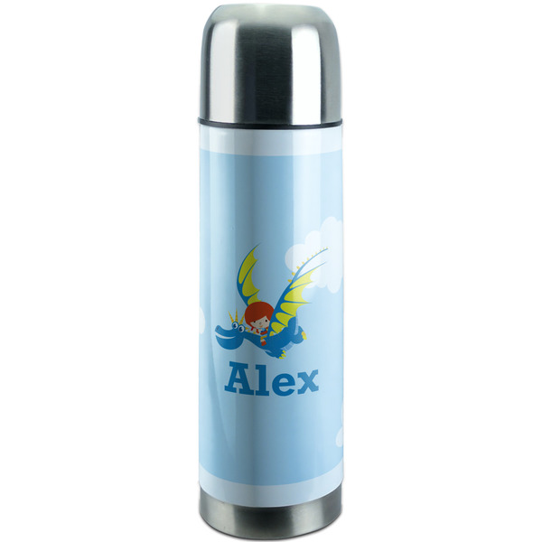 Custom Flying a Dragon Stainless Steel Thermos (Personalized)