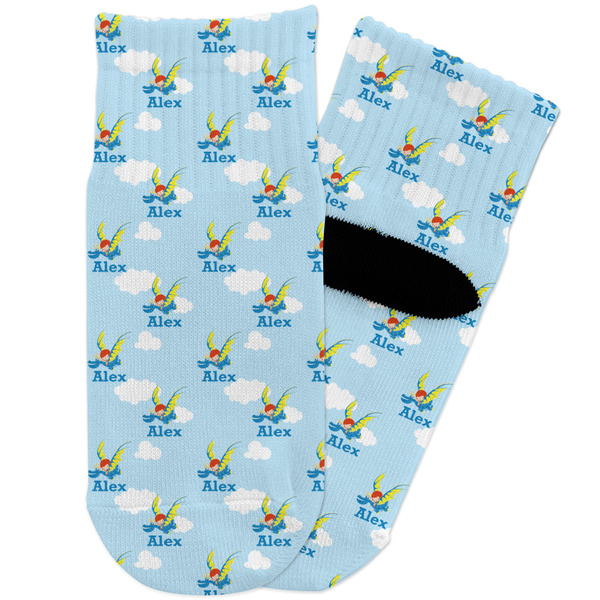 Custom Flying a Dragon Toddler Ankle Socks (Personalized)