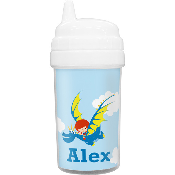 Custom Flying a Dragon Toddler Sippy Cup (Personalized)