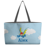 Flying a Dragon Beach Totes Bag - w/ Black Handles (Personalized)