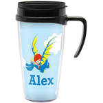 Flying a Dragon Acrylic Travel Mug with Handle (Personalized)