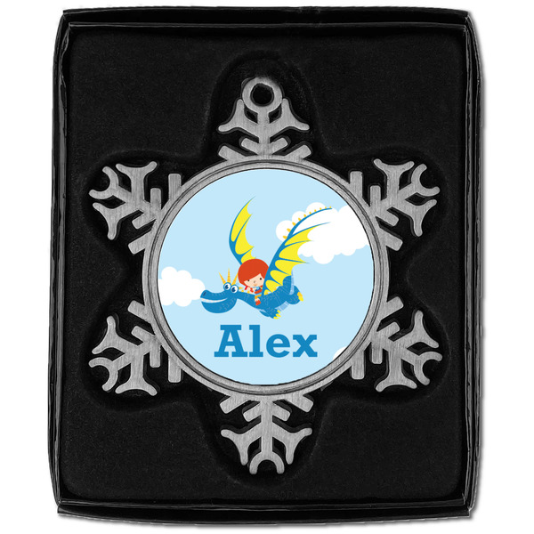 Flying a Dragon Vintage Snowflake - In box