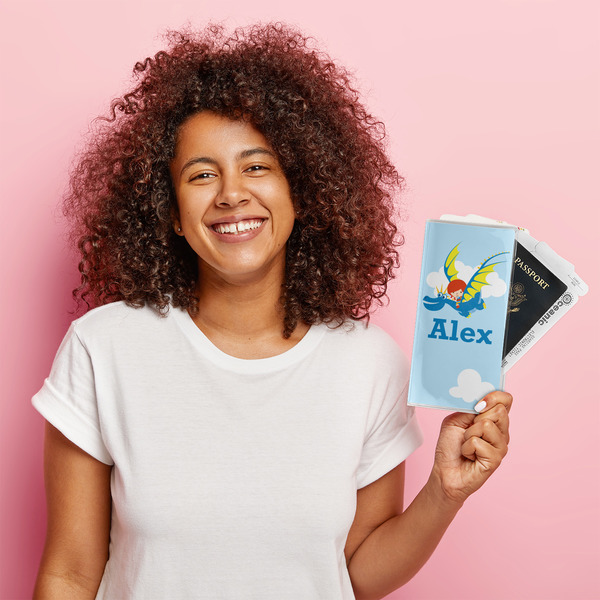 Flying a Dragon Vinyl Document Holder - LIFESTYLE