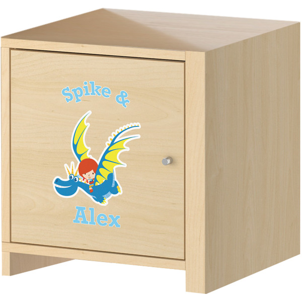 Flying a Dragon Wall Graphic on Wooden Cabinet