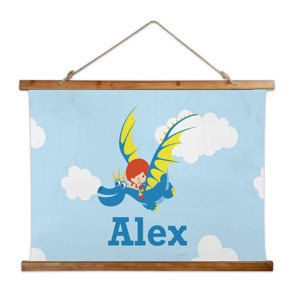 Custom Flying a Dragon Wall Hanging Tapestry - Wide (Personalized)