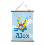 Flying a Dragon Wall Hanging Tapestry (Personalized)