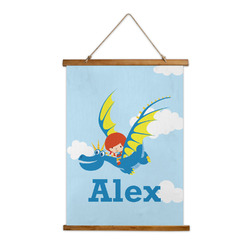 Flying a Dragon Wall Hanging Tapestry - Tall (Personalized)