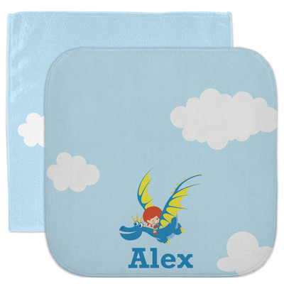 Flying a Dragon Facecloth / Wash Cloth (Personalized)