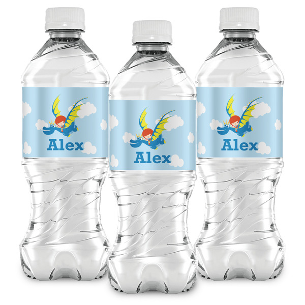 Flying a Dragon Water Bottle Labels - Front View