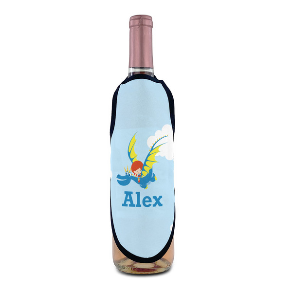 Flying a Dragon Wine Bottle Apron - IN CONTEXT
