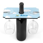 Flying a Dragon Wine Bottle & Glass Holder (Personalized)