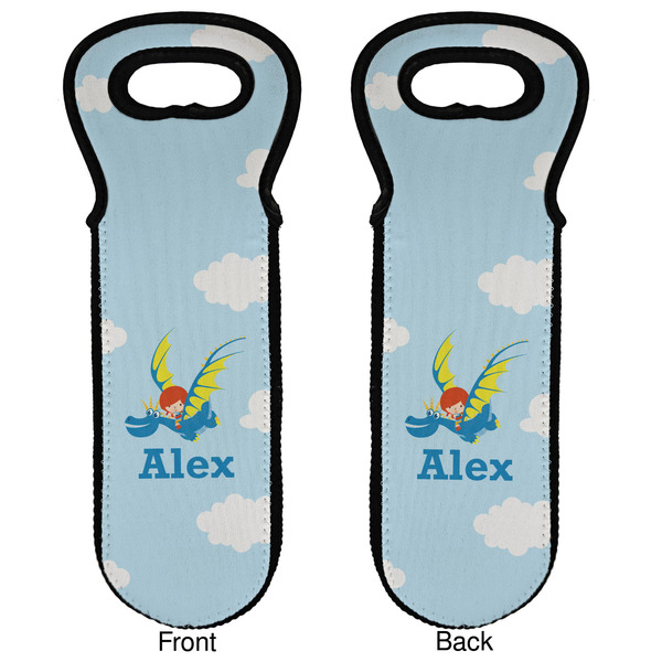 Flying a Dragon Wine Tote Front & Back
